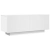 vidaXL Mobile Porta TV Bianco 100x35x40 cm in Legno Multistrato