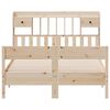 vidaXL Letto Libreria senza Materasso 150x200 cm in Legno di Pino