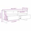 vidaXL Mobile TV con cassetto Legno vecchio 100 x 34,5 x 44,5 cm