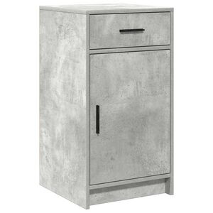 vidaXL Credenza Grigio cemento 40 x 40.5 x 75 cm Legno multistrato