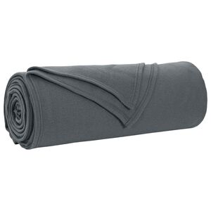 vidaXL Coperta Grigio Scuro 210 x 140 cm 0.41 kg Panno