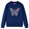 vidaXL Felpa per Bambini Blu Marino 104