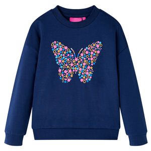 vidaXL Felpa per Bambini Blu Marino 104