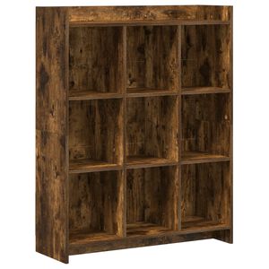 vidaXL Libreria Rovere Fumo 87,5 x 30 x 111 cm Legno ingegnerizzato