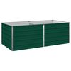 vidaXL Letto rialzato da giardino Verde 160 x 80 x 55 cm