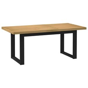 vidaXL Tavolo Pranzo NOAIN Gambe a Forma U 180x90x75 cm Legno Massello