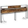vidaXL Testata contenitore Rovere fumo Legno ingegnerizzato