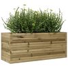 vidaXL Fioriera da Giardino 110x40x45,5 cm in Legno di Pino Impregnato