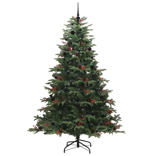 vidaXL Albero di Natale artificiale con 300 LED Verde 240 cm