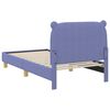 vidaXL Struttura letto bambini con testata Blu jeans 80 x 160 cm