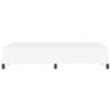 vidaXL Struttura del letto Bianco Puro 120 x 190 cm Tessuto