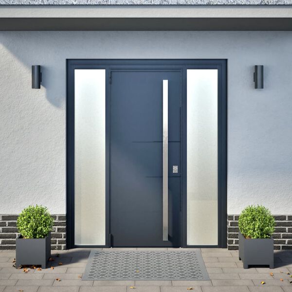 vidaXL Fioriere da Giardino 2 pz Antracite 30x30x30 cm in Acciaio