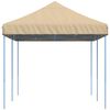 vidaXL Tenda da Festa Pieghevole Pop-Up Beige 580x292x315 cm