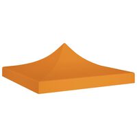vidaXL Tetto per Tendone per Feste 3x3 m Arancione 270 g/m²
