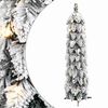 vidaXL Albero di Natale Artificiale con 45 LED e Neve Floccata 90 cm