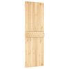 vidaXL Porta Scorrevole con Set Hardware 70x210 cm Legno Massello Pino
