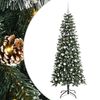vidaXL Albero di Natale artificiale con 300 LED Verde 180 cm