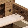 vidaXL Struttura del letto con testiera Legno vecchio 193 x 78 x 50 cm