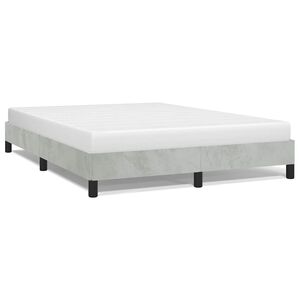 vidaXL Struttura letto senza Materasso Grigio Chiaro 137x190cm Velluto