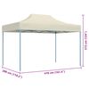 vidaXL Tenda Party Crema 280 x 410 x 315 cm Tessuto Oxford