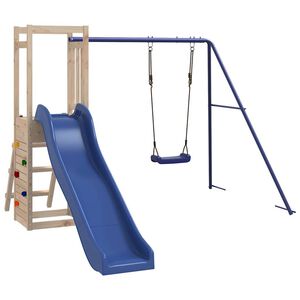 vidaXL Set da Gioco da Esterno in Legno Massello di Pino