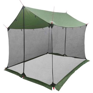 vidaXL Telo da campeggio con pareti in rete 270 x 210 x 210 cm Verde