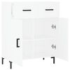 vidaXL Credenza Bianca 69,5x34x90 cm in Legno Multistrato