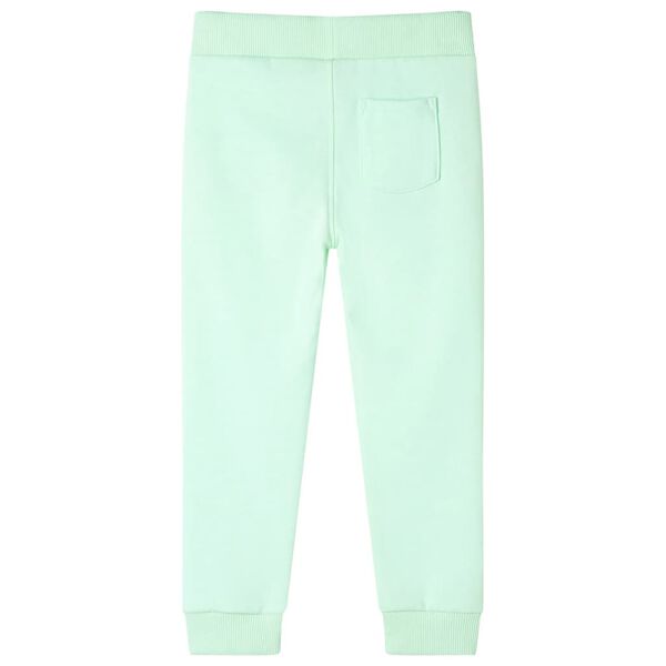 Pantaloni Tuta per Bambini Verde Brillante 116