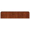vidaXL Fioriera Arrugginita 200x40x40 cm in Acciaio Corten