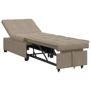 vidaXL Divano Letto Estraibile Talpa 194 x 67 x 82 cm Microfibra