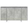 vidaXL Credenza Grigio cemento 135 x 41 x 75 cm Legno multistrato