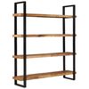 vidaXL Libreria a 4 Livelli 160x40x180 cm in Legno di Mango Grezzo