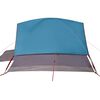 vidaXL Tenda da Campeggio a Cupola per 4 Persone Blu Impermeabile