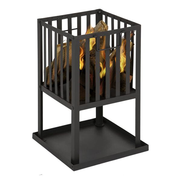 Practo Garden Braciere con Piatto Cenere Nero