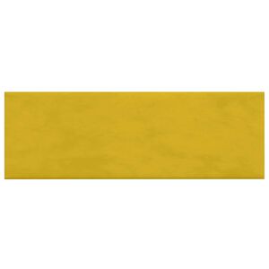 vidaXL Testiera da Parete 12 pz Giallo Velluto