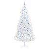 vidaXL Albero di Natale artificiale Bianco 300 cm PVC e Acciaio