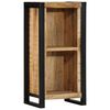 vidaXL Armadio da Notte Marrone Legno massello di mango