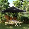 vidaXL Tenda da Festa Pieghevole Pop-Up Nero 292x292x315 cm