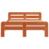 vidaXL Letto senza Materasso Marrone Cera 180x200 cm in Legno di Pino