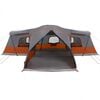 vidaXL Tenda con tetto Grigio e arancione 680 x 510 x 210 cm
