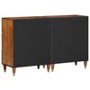 vidaXL Credenza con cassetto 2 pcs marrone ambrato 60 x 33 x 75 cm
