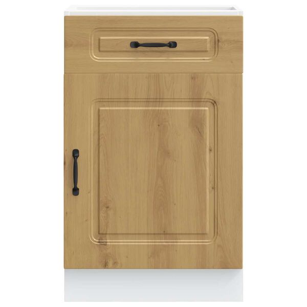 vidaXL Base da Cucina Kalmar Rovere Artigianale in Legno Multistrato