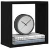 vidaXL Mensole Parete a Cubo 6 pz Rovere Nero 30x15x30 cm Truciolato