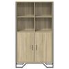 vidaXL Credenza Rovere Sonoma 79,5x35,5x137,5 cm in Legno Multistrato