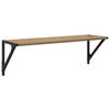 vidaXL Scaffali da parete 2 pcs Rovere artigianale 80 x 25 x 25,5 cm