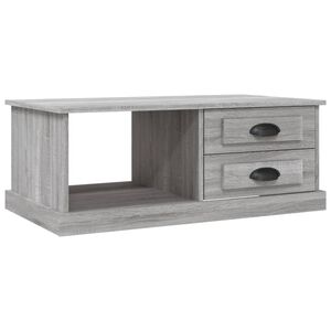 vidaXL Tavolino da Salotto Grigio Sonoma 90x50x35 cm Legno Multistrato