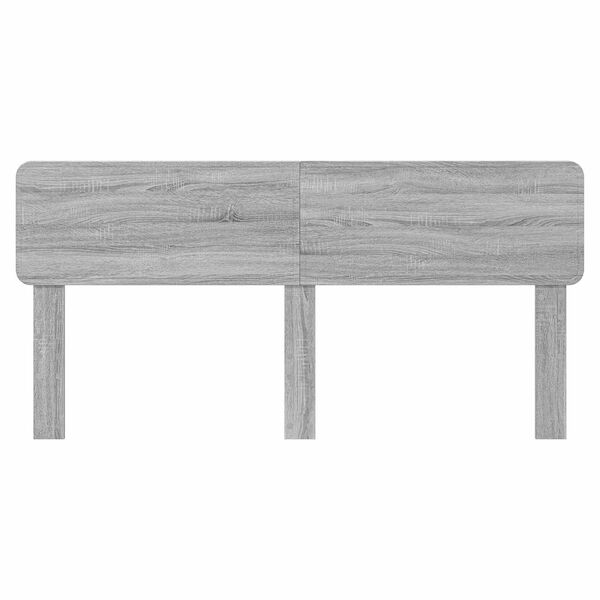 vidaXL Testiera Grigio Sonoma 200 cm Legno multistrato