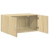 vidaXL Mobile a Parete Rovere Sonoma 80x42,5x40 cm Legno Multistrato