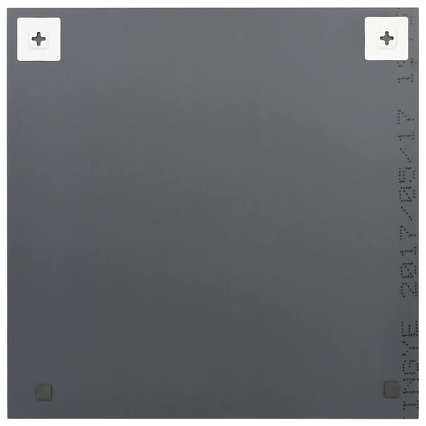 vidaXL Specchio da Parete 50x50 cm Quadrato in Vetro