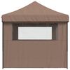 vidaXL Tenda Party Marrone 292 x 440 x 315 cm Tessuto Oxford
